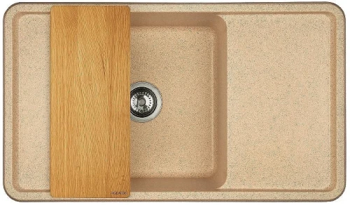 Кухонная мойка Aquaton Беллис 87 1A724832BS220 Песочная