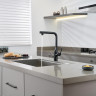 Смеситель для кухни Domaci Римини D569218BK цвет Черный матовый