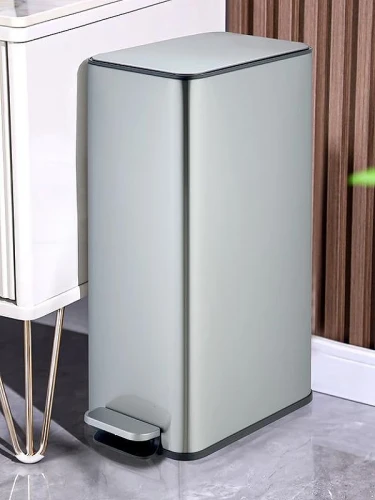 Ведро для мусора WeltWasser Paolo MT 20L 10000013420 Сталь матовая