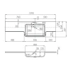Раковина Aquaton Hotel B 129 R 1A709931PI01P Белая