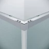 Душевой уголок Grossman Galaxy 110x70 L 300.K33.01.70R11L.10.02 профиль Хром стекло шиншилла