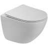 Унитаз BelBagno Amanda-Tor BB051CH-TOR-FC/BB051SC подвесной с сиденьем Микролифт фаянс подвесной