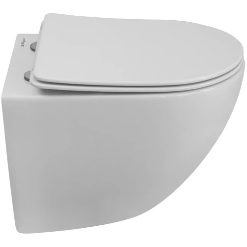 Унитаз BelBagno Amanda-Tor BB051CH-TOR-FC/BB051SC подвесной с сиденьем Микролифт фаянс подвесной