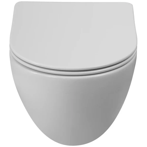 Унитаз BelBagno Amanda-Tor BB051CH-TOR-FC/BB051SC подвесной с сиденьем Микролифт фаянс подвесной