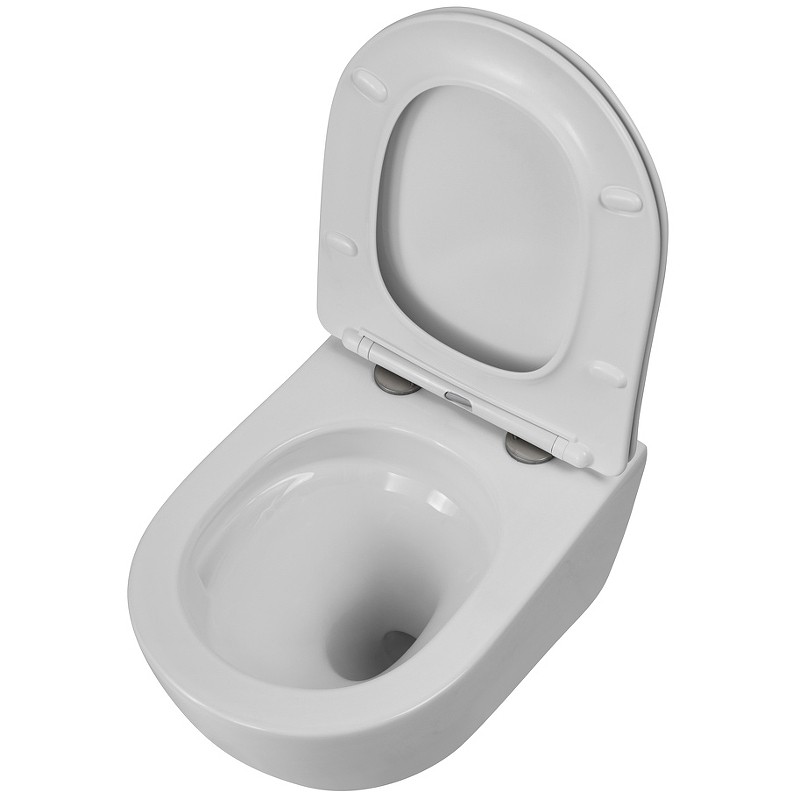 Унитаз BelBagno Amanda-Tor BB051CH-TOR-FC/BB051SC подвесной с сиденьем Микролифт фаянс подвесной