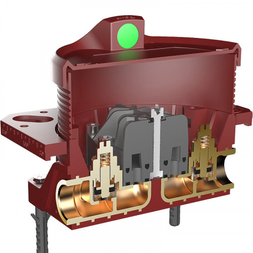 Смеситель для душа AQUAme AQM8802MB с термостатом Черный матовый латунь встраиваемый