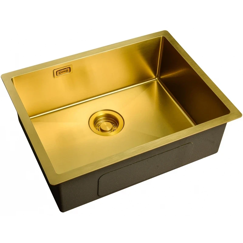 Кухонная мойка ZorG Light Bronze ZL R 580440 BRONZE Бронза нержавеющая сталь встраиваемый