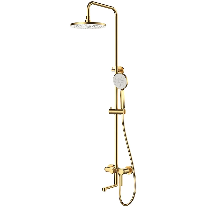 Душевая система ESKO Canberra ST260CRGold Золото латунь на стену