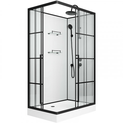 Душевая кабина Niagara Standart 120x80 R ST120/80/15QR/KL/BKT без гидромассажа