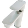 Смеситель для раковины Melodia della vita Rumba MDV35320wt Белый Хром латунь