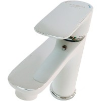 Смеситель для раковины Melodia della vita Rumba MDV35320wt Белый Хром латунь