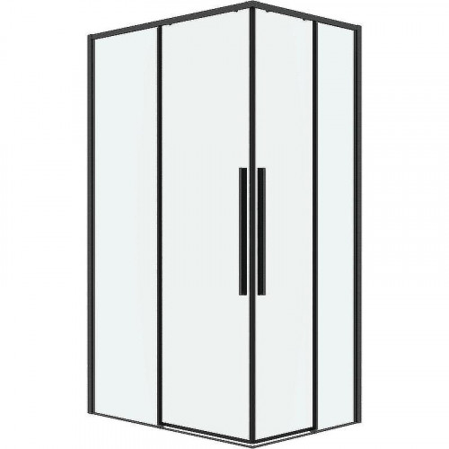Душевой уголок Grossman Galaxy 110х100 300.K33.01.1110.42.00 профиль Графит сатин стекло прозрачное