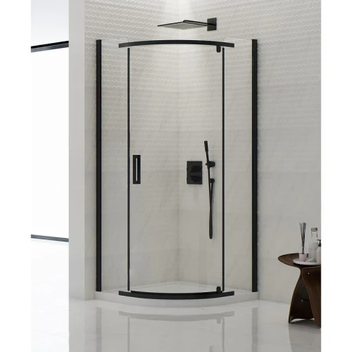 Душевое ограждение New Trendy NEW KOMFORT Black x80 K-0468