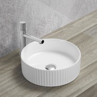 Раковина-чаша Vincea 36 VBS-501 Белая фарфор накладная