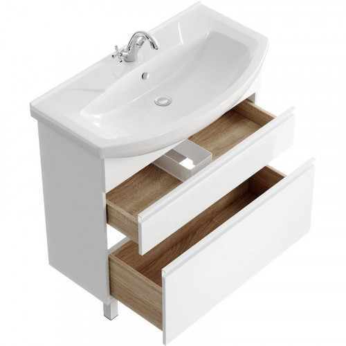 Тумба под раковину Aqwella Rodos 85 ROD01082N Белая