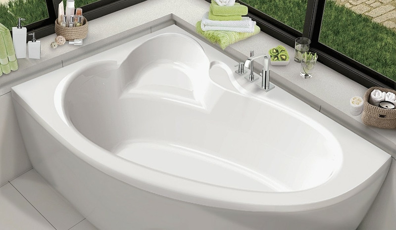 Акриловая ванна C-Bath Atlant 140x100 CBA00101L без гидромассажа