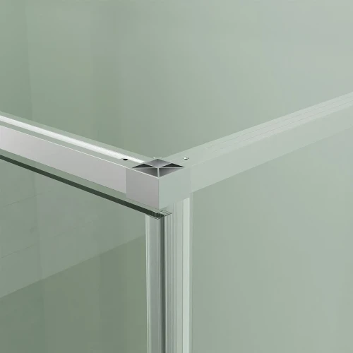 Душевой уголок Azario Male 120х80 AZ-J50-12080-CH-CL профиль Хром стекло прозрачное