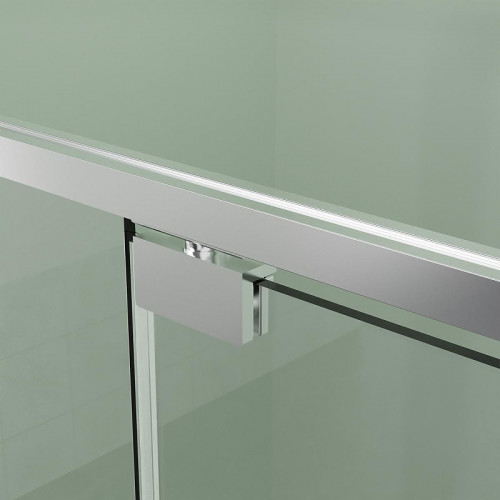Душевой уголок Azario Male 120х80 AZ-J50-12080-CH-CL профиль Хром стекло прозрачное