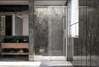 Душевая дверь Veconi Premium Trento PTD-40CH 120 PTD40-CH-120-01-C4 профиль Хром стекло прозрачное