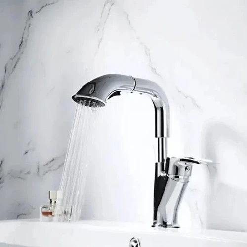 Смеситель для раковины Shevanik S5121 цвет Хром