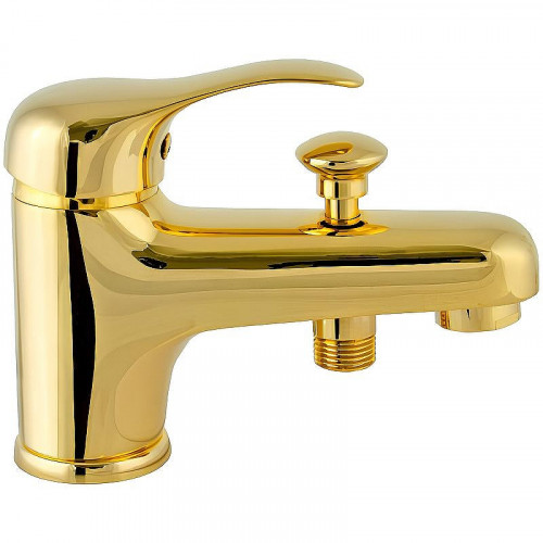 Смеситель на борт ванны Remer Musa M04DO Золото