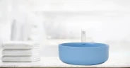 Раковина-чаша WeltWasser Elbach 3134 MBL 35 10000004518 Голубой матовый фаянс накладная