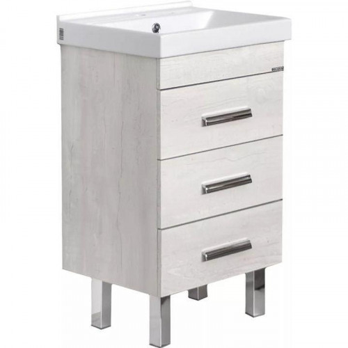 Тумба с раковиной Comforty Никосия 50Н 00-00017092 Дуб белый