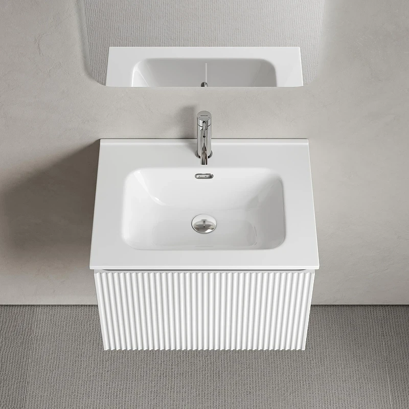 Тумба под раковину Sancos Snob R 1.0 60 SNR1.060W подвесная цвет Bianco