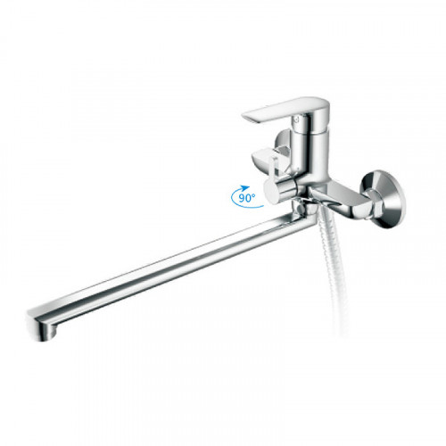 Смеситель для ванны Haiba HB22563 универсальный Хром на стену