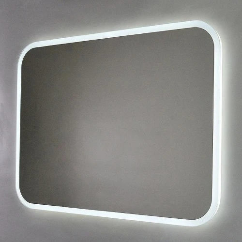 Зеркало Azario Стив New 80 LED-00002377 с подсветкой с сенсорным выключателем с подогревом с часами с Bluetooth