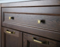 Комплект мебели для ванной ASB-Woodline Гранда 85 1148702 цвет Антикварный орех