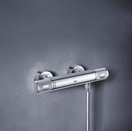 Смеситель для душа Grohe Grohtherm 1000 Performance 34827000 с термостатом Хром латунь на стену