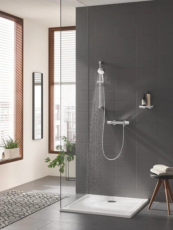 Смеситель для душа Grohe Grohtherm 1000 Performance 34827000 с термостатом Хром латунь на стену