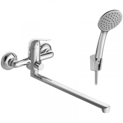 Смеситель для ванны Santek Нико WH5A12005C001 универсальный Хром латунь на стену