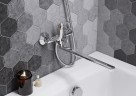 Смеситель для ванны Santek Нико WH5A12005C001 универсальный Хром латунь на стену