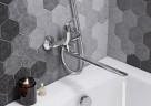 Смеситель для ванны Santek Нико WH5A12005C001 универсальный Хром латунь на стену