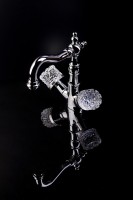 Смеситель для раковины Boheme Crystal 272-CRST Хром латунь