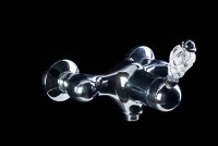 Смеситель для душа Boheme Crystal 264-CRST Хром латунь на стену