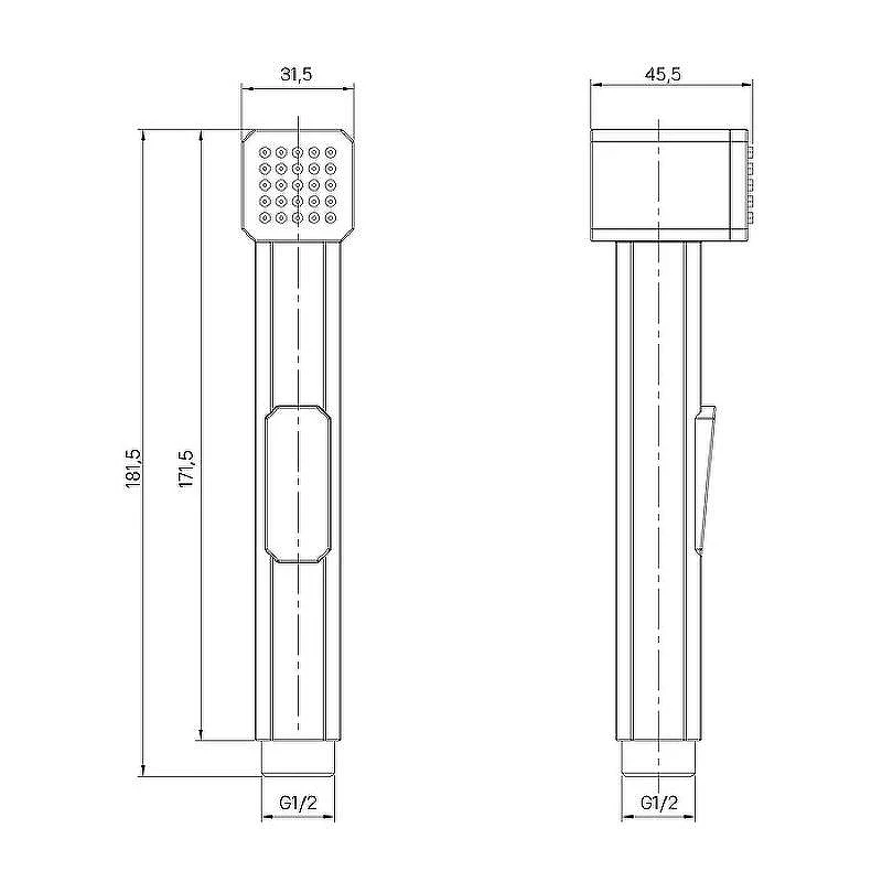 Гигиенический душ Iddis Axes AXE1F1Ci20 Хром