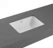 Раковина Vitra S20 55 7475B003-0618 Белая фарфор встраиваемый