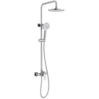 Душевая система Aquatek Бетта AQ2160CR Хром латунь на стену