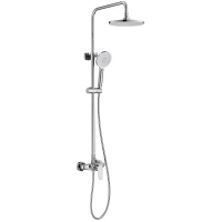 Душевая система Aquatek Бетта AQ2160CR Хром латунь на стену