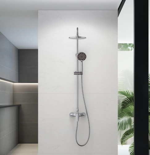 Душевая система Aquatek Бетта AQ2160CR Хром латунь на стену