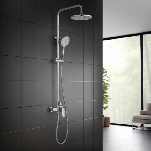 Душевая система Aquatek Бетта AQ2160CR Хром латунь на стену