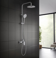 Душевая система Aquatek Бетта AQ2160CR Хром латунь на стену