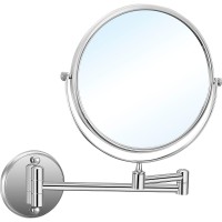 Косметическое зеркало Nofer Brass 08009.2.B с увеличением Хром