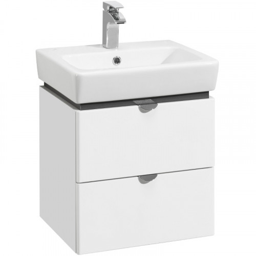 Тумба под раковину Aquaton Скай 50 1A238001SY010 подвесная Белый МДФ / ЛДСП
