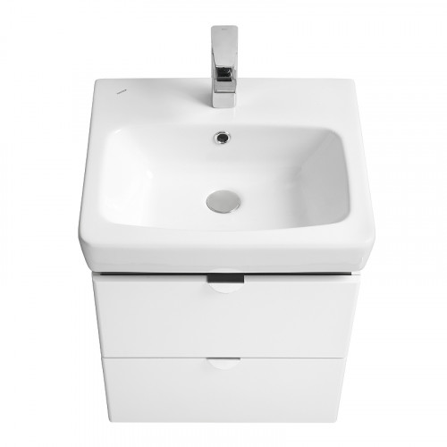 Тумба под раковину Aquaton Скай 50 1A238001SY010 подвесная Белый МДФ / ЛДСП