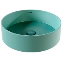 Раковина-чаша Creavit Loop 45 LP145-00NY00E-0000 Зеленый нил фарфор накладная