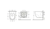 Унитаз Splendy Light LI10152VTNW подвесной цвет Белый без сиденья